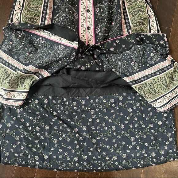 Cupcakes and Cashmere Nollie Stripe Long Sleeve Midi Dress Sz Small - Picture 16 of 16